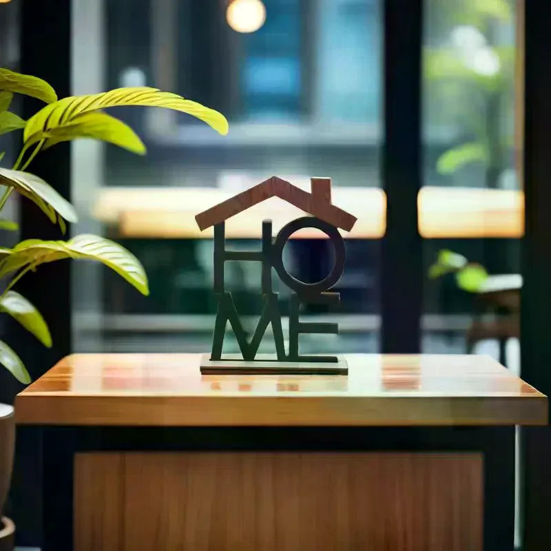 Handcrafted Wooden Decor Ornament