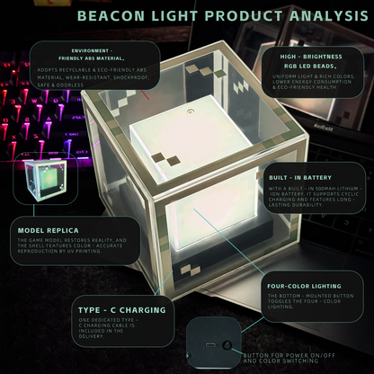 Pixel Beacon LED Night Lamp