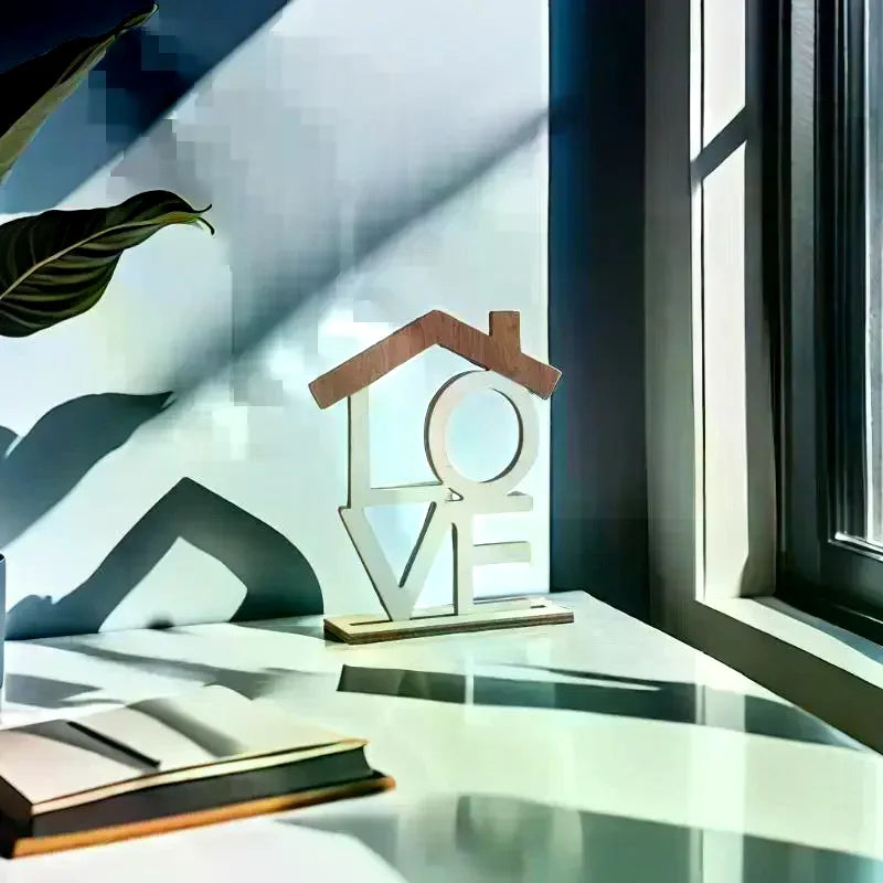 Handcrafted Wooden Decor Ornament