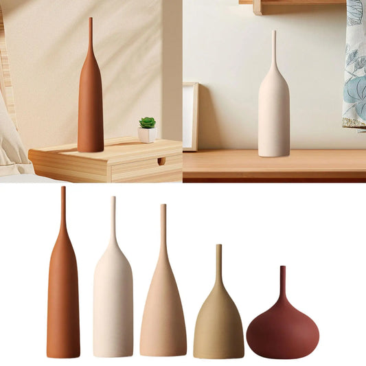 Minimalist Porcelain Flower Vase