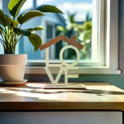 Handcrafted Wooden Decor Ornament