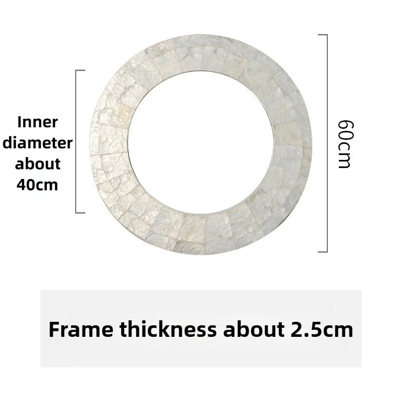 Nordic Shell Wall Mirror